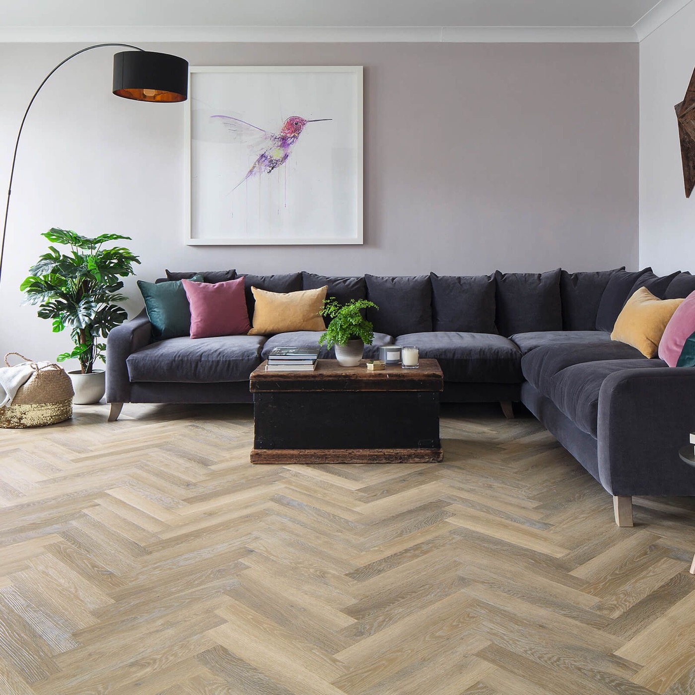 Palio LooseLay flooring in a living room