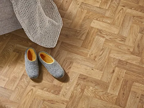 Polyflor Designatex - English Oak Parquet 2137