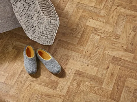 Polyflor Designatex - English Oak Parquet 2137
