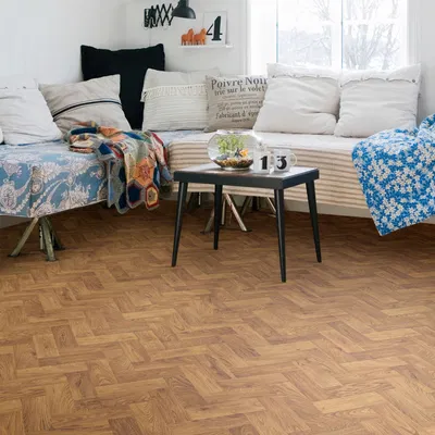 Polyflor Designatex - Rich Oak Parquet 2138