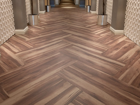 Polyflor Affinity 255 - Smoked Walnut 9880