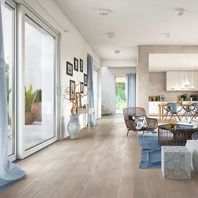 Timba Floor 5G Engineered Oak - Grey Oak: Brushed Matt Lacquered 2051