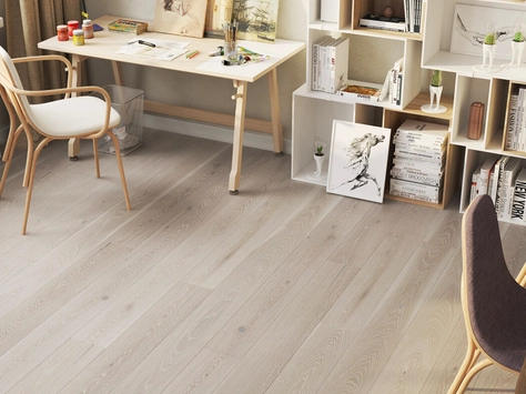 Timba Floor 5G Engineered Oak - Clay Grey: Brushed Matt Lacquered 2056