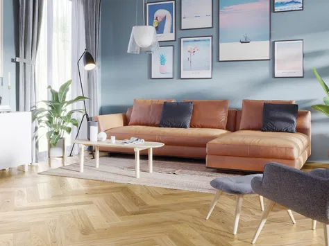 How Thick Is Engineered Wood Flooring? 12 Timba Floor Loc Engineered Herringbone - Brushed Matt Lacquer Oak 2063