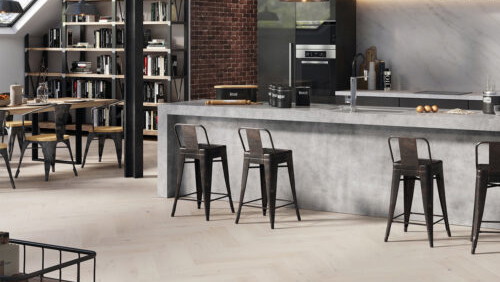 Brushed White Lacquer Oak 2064