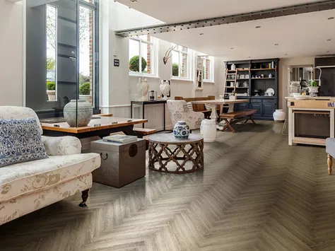 Luvanto Design Contemporary Herringbone - Reclaimed Oak