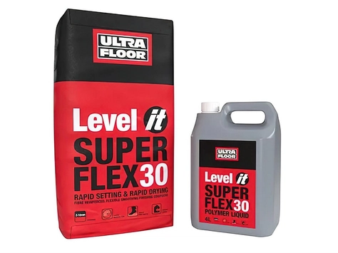 UltraFloor Level It Super Flex 30 (20kg / 5L) Bag & Bottle