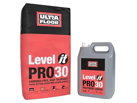UltraFloor Level It Pro 30 (20kg / 4.6L) Bag & Bottle