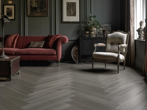 Royal Click Pro Herringbone Thunderstorm Grey