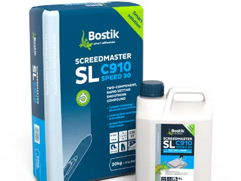 Bostik Screedmaster SL C910 Speed 30 20kg / 4L (Bag & Bottle)