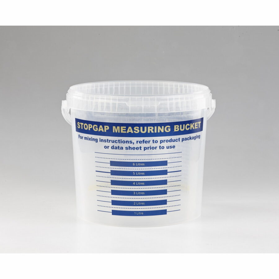 F Ball Stopgap Measuring Bucket Transparent