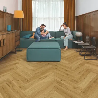 Quick-Step Alpha Ciro Herringbone - Botanic Smoked Oak AVHBU40363