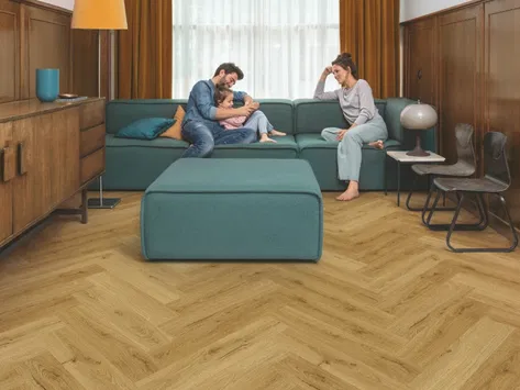 Quick-Step Alpha Ciro Herringbone - Botanic Smoked Oak AVHBU40363