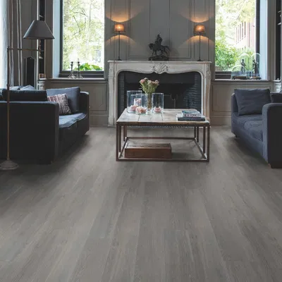 Quick-Step Alpha Blos - Silk Oak Dark Grey AVSPU40060