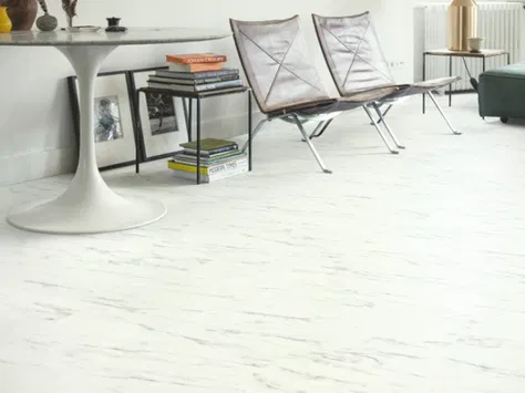 Quick-Step Alpha Oro Base - Marble Carrara White AVSTT40136