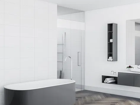 Luvanto Design Contemporary Herringbone - Smoked Charcoal