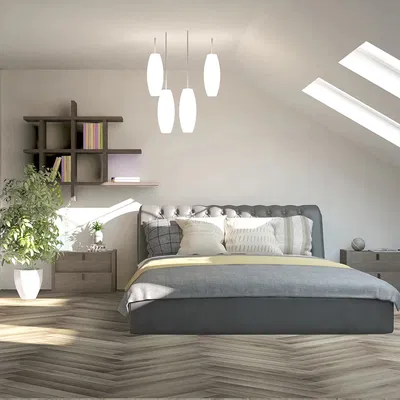 Luvanto Design Contemporary Herringbone - Misty Elm