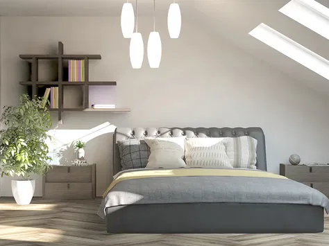 Luvanto Design Contemporary Herringbone - Misty Elm