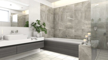 White Porcelain Square Tile