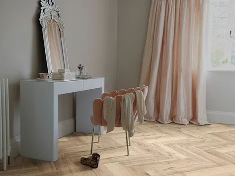 Polyflor Expona Commercial - Oiled Oak Parquet 4128