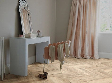 Polyflor Expona Commercial - Oiled Oak Parquet 4128