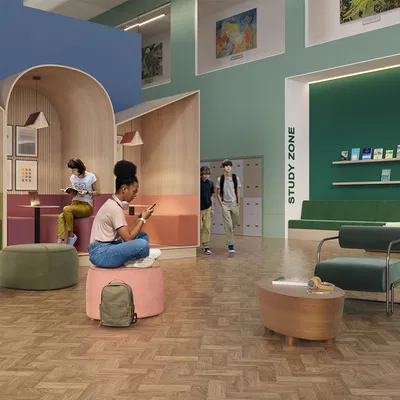 Polysafe Wood FX - Eton Oak Parquet 3392