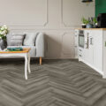 FirmFit Rigid Core Planks – Storm Grey Herringbone CW-1990