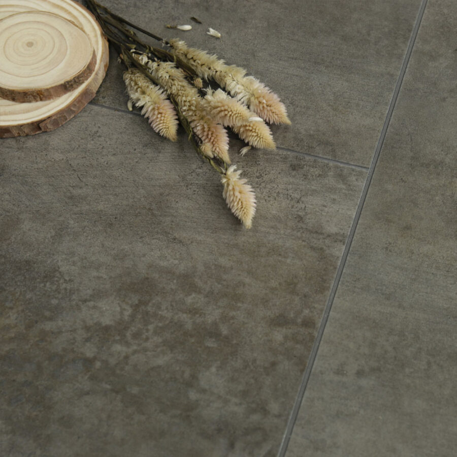 FirmFit Pre-Grouted Tiles – Riven Grey Stone LT-1419