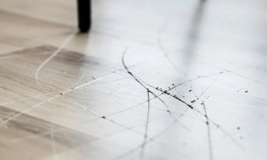 scratched flooring
