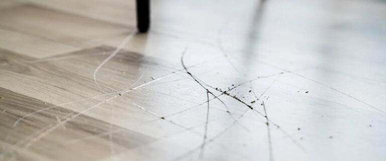 scratched flooring