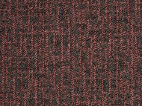 The Floor Hub Lattice - Maroon