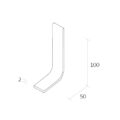 Quantum Q100502SI 2mm Set-In Skirting 2m