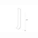 Quantum Q150SO SIt-On Skirting 2m