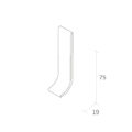 Quantum Q75SO 2m SIt-On Skirting 75mm