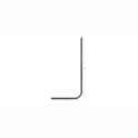 Gradus SI100/50/2P Set-In Skirting 2m