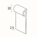 Quantum UCS3 Slimline Flexible Capping Strip 20m Coil