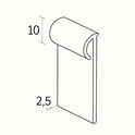 Quantum UCS3 Slimline Flexible Capping Strip 20m Coil