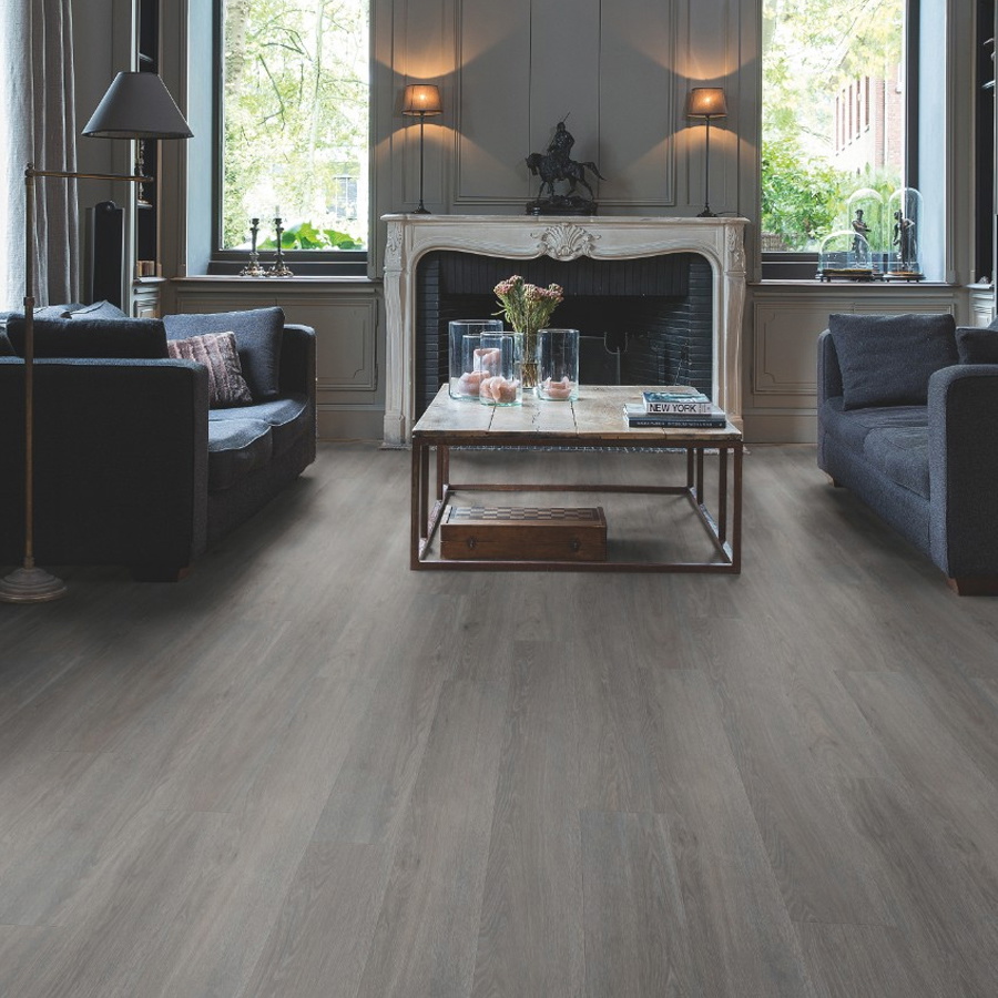 Quick-Step Alpha Blos Base - Silk Oak Dark Grey AVSPT40060