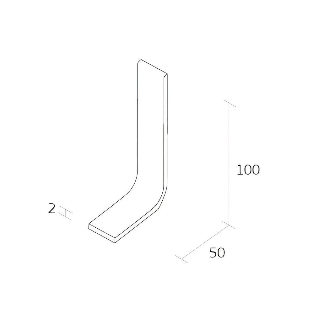 Quantum Q100502SI 2mm Set-In Skirting 2m