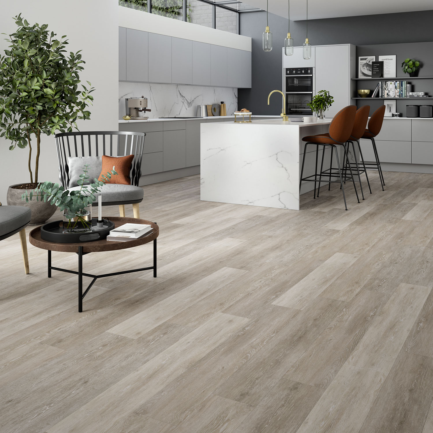 Polyflor Conceptline - Traditional Oak Grey 3037