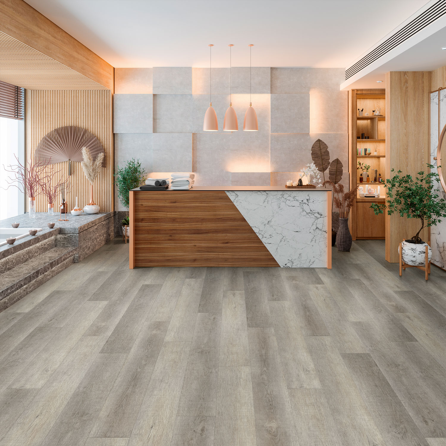 Polyflor Fusionline - Rustic Sawn Timber 1072