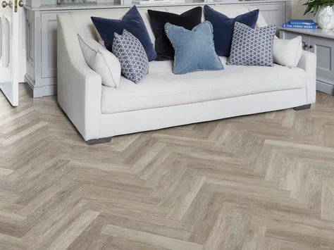 Polyflor Fusionline - Willow Grey Oak Small Parquet 1094