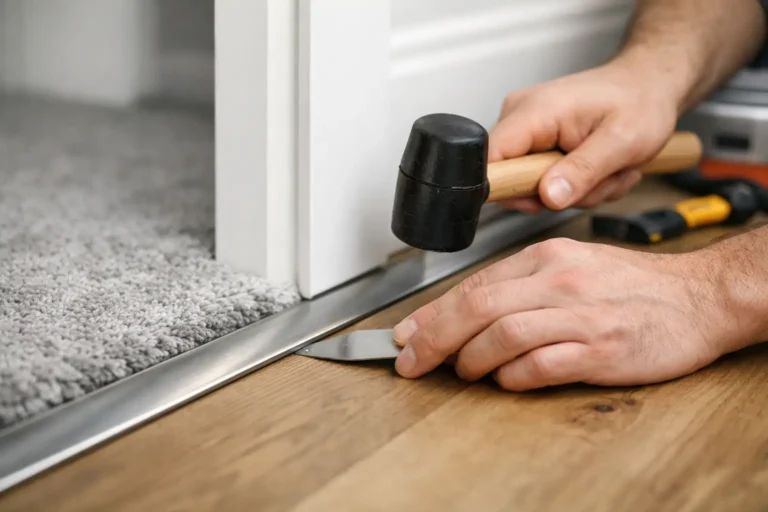 How to Install Door Bars Without Spoiling Floors