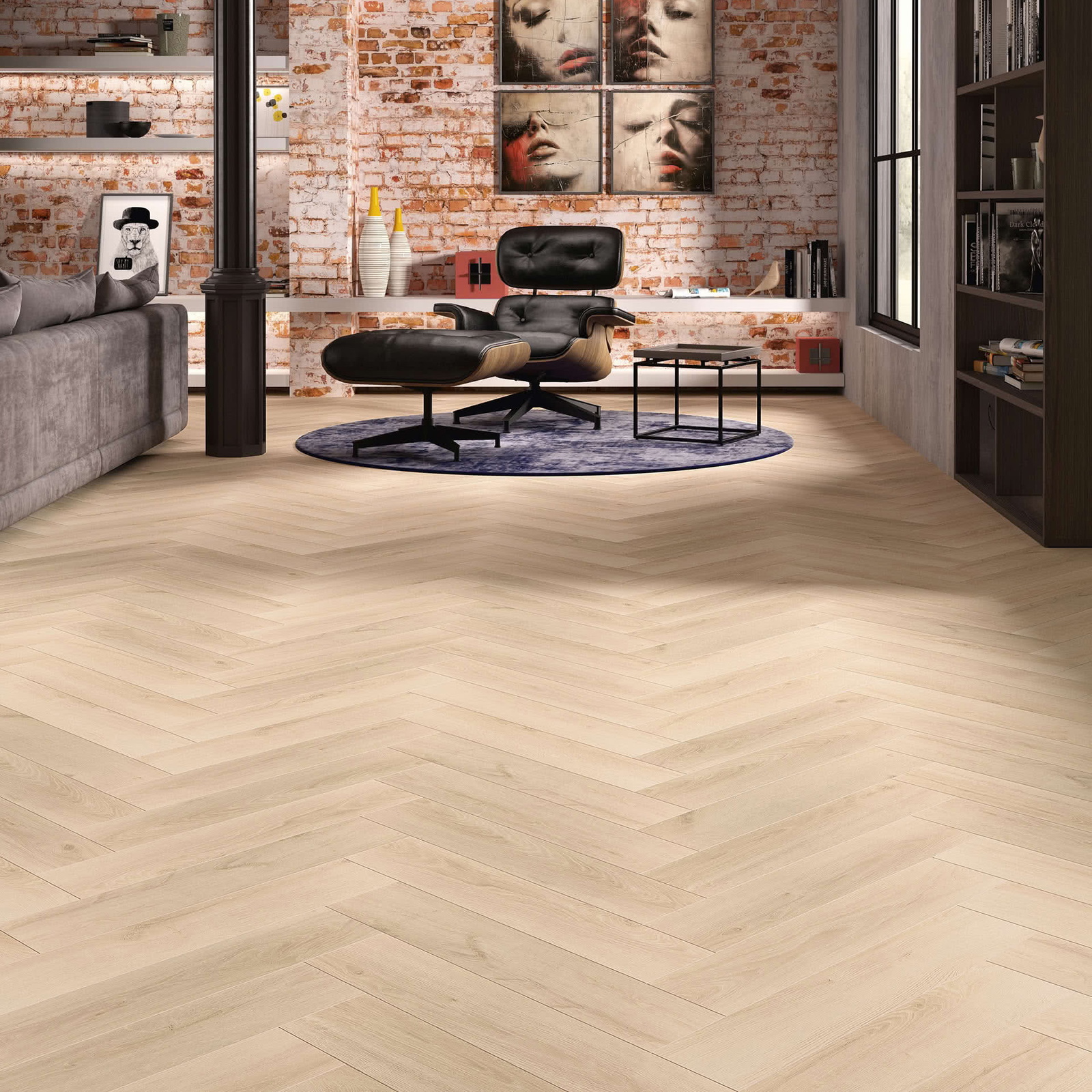 Alsafloor Allure Herringbone - Jasmine Oak