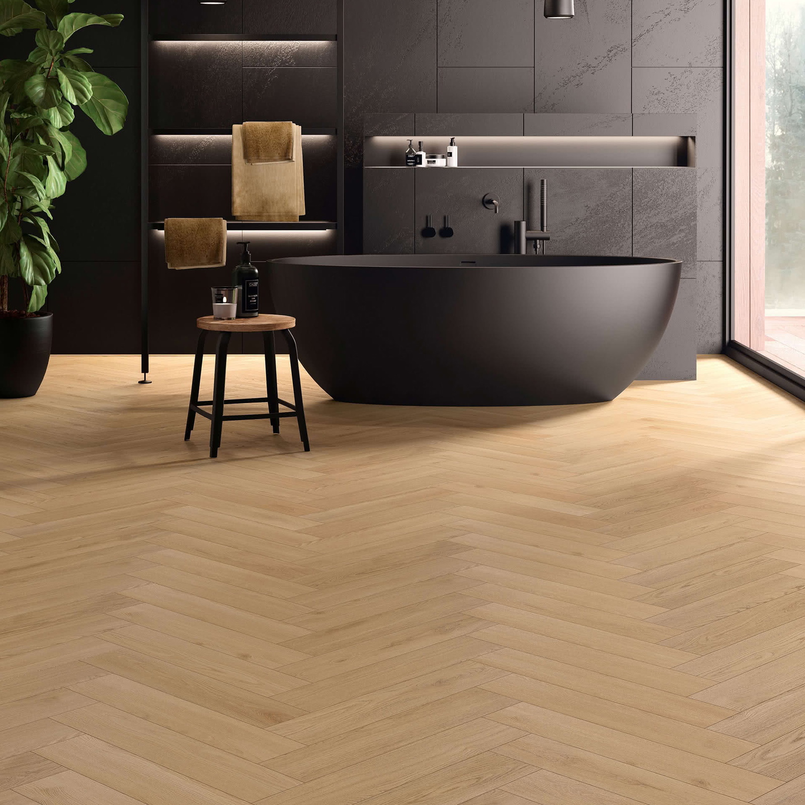 Alsafloor Allure Herringbone - Sedona Oak