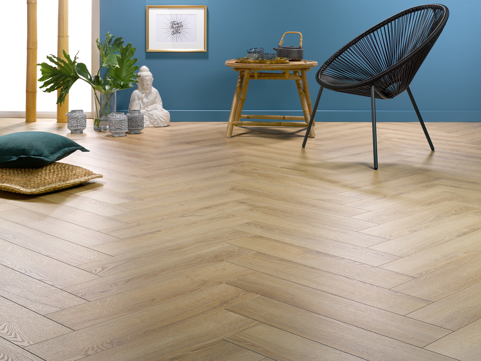 Alsafloor Solid Plus Herringbone - Sunset