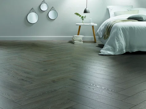 Alsafloor Solid Plus Herringbone - Chokeberry Oak