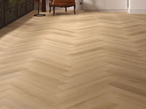 Alsafloor Solid Plus Herringbone - Dahlia Oak