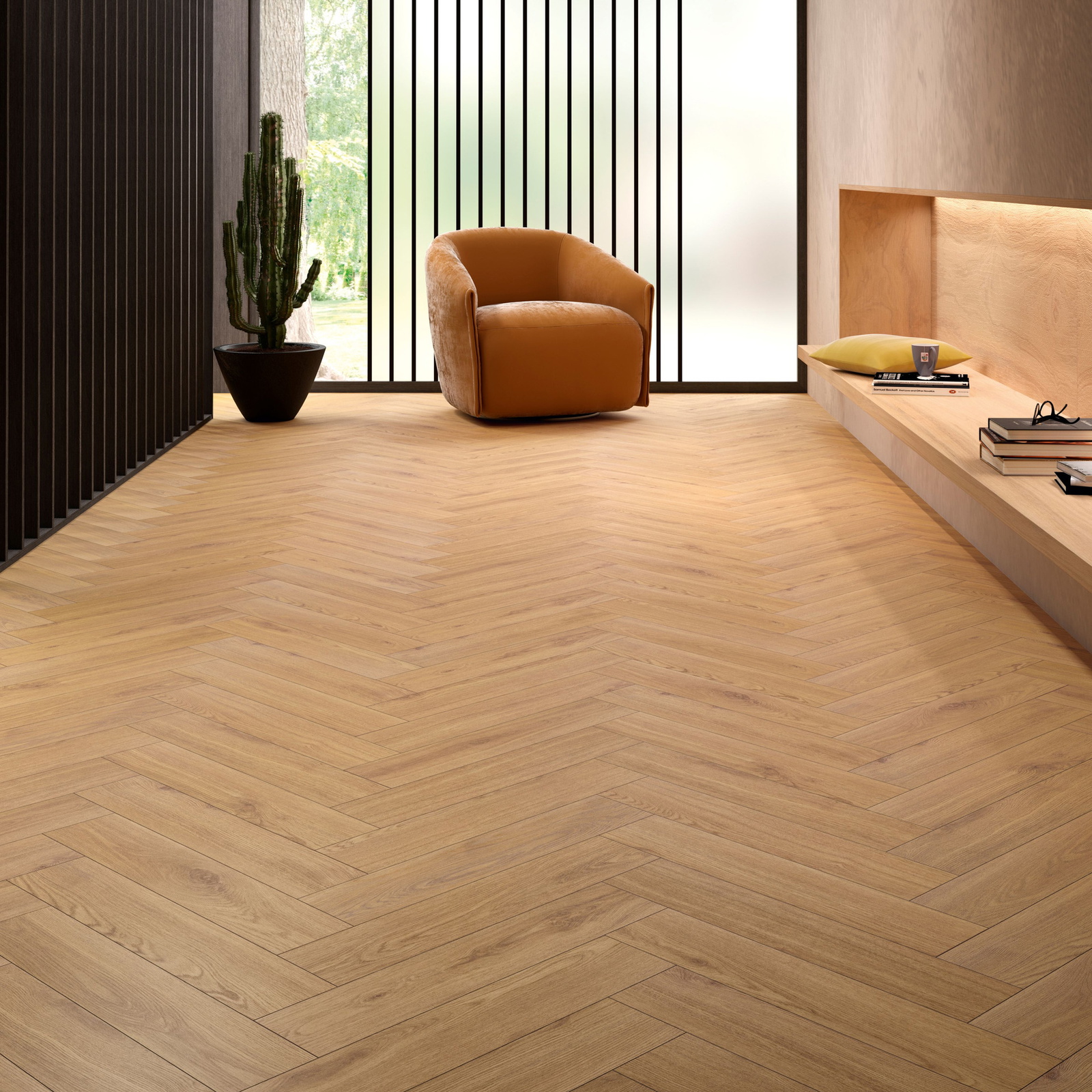 Alsafloor Solid Plus Herringbone - Jarnac Oak