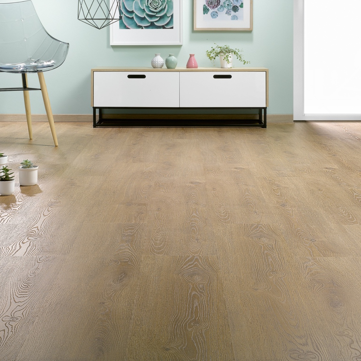 Alsafloor Solid Plus - Almond Oak